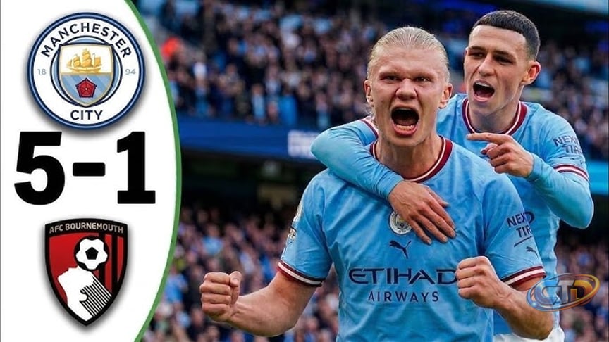 Manchester City vs Bournemouth 5-1 - All Goals & Highlights - 2026