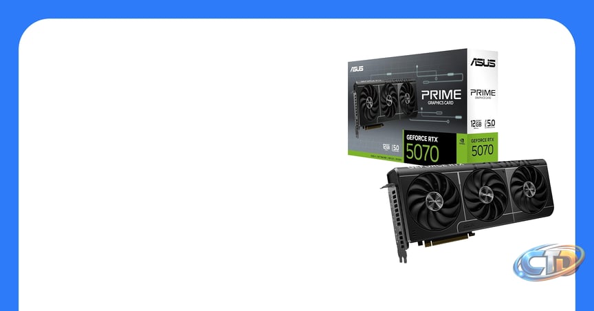 Amazon.com: ASUS SFF-Ready Prime NVIDIA GeForce RTX 5070 Graphics Card  (PCIe 5.0, 12GB GDDR7, HDMI/DP 2.1, 2.5-Slot, Axial-tech Fans, Dual BIOS),  3 Year Warranty