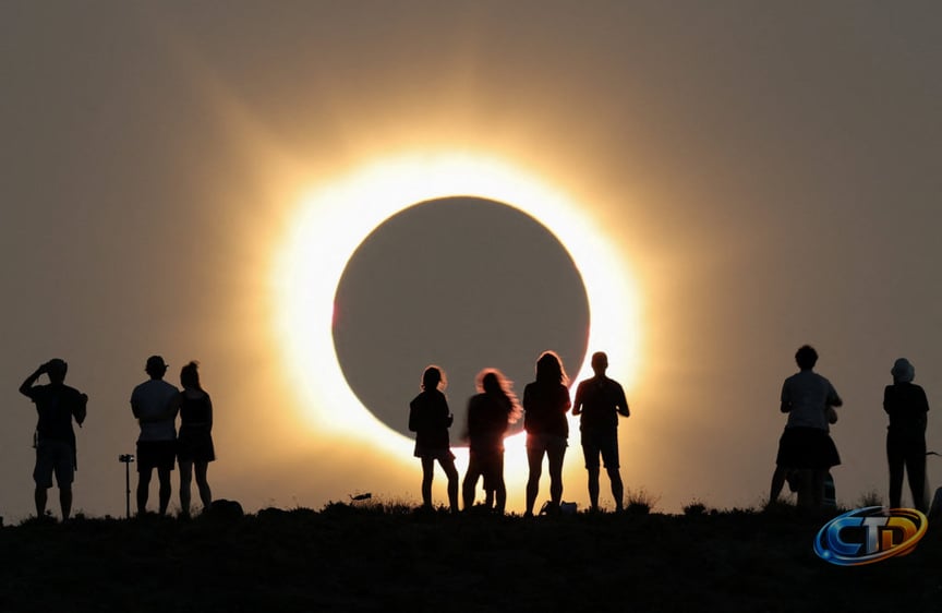 PHOTOS: Millions gather to watch Europe's first total solar eclipse in  decades | PBS News