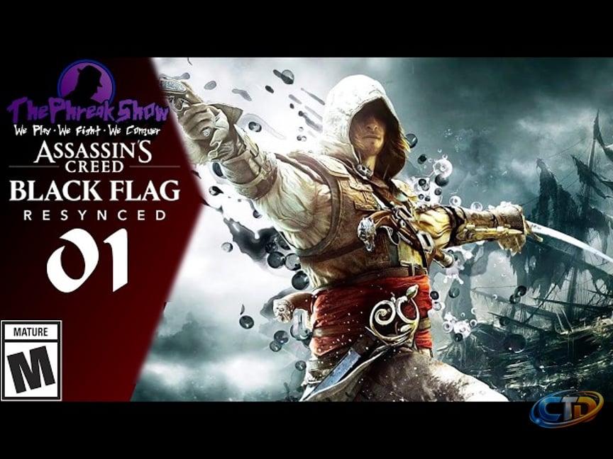 Let's Play Assassin's Creed Black Flag Resynced - (PS5) - Part 1 -  Shipwrecked! - YouTube