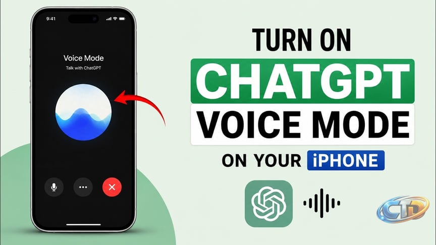 How to turn on chatgpt voice mode on your iphone