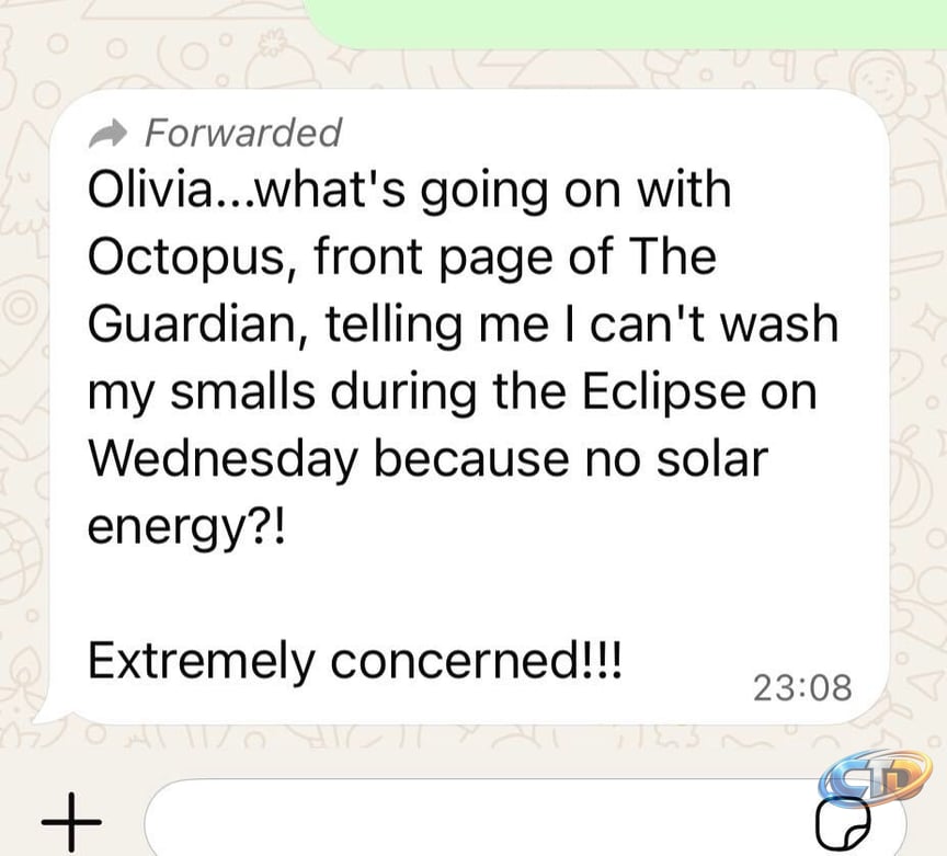 If you've seen the headlines, you might be thinking exactly like our head  recruiter's auntie Lisa. Don't worry, your smalls are definitely safe  during the eclipse. So what on earth is going