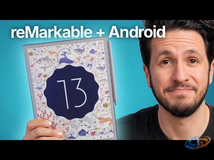 Android on the reMarkable Paper Pro … Surprisingly Good - YouTube