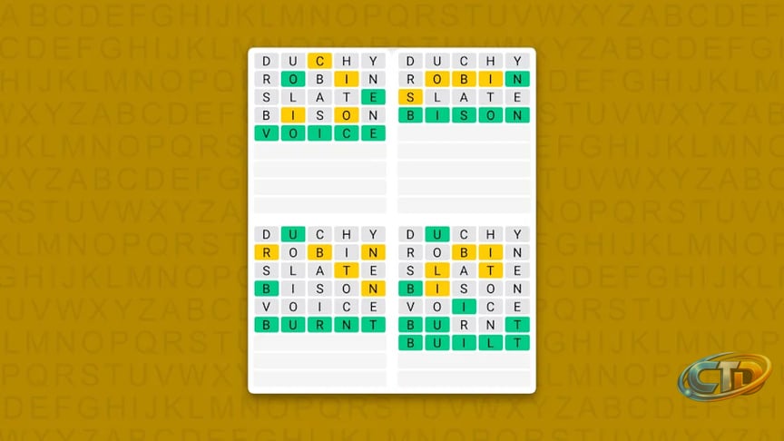 Quordle hints and answers for Monday, July 13 (game #1631)