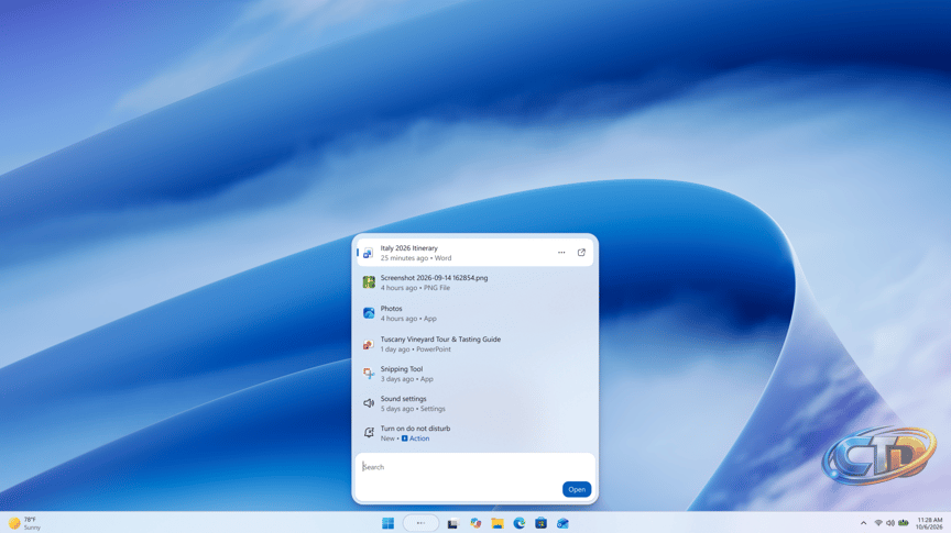 From searching to doing: Building a faster, more streamlined Windows Search  | Windows Insider Blog