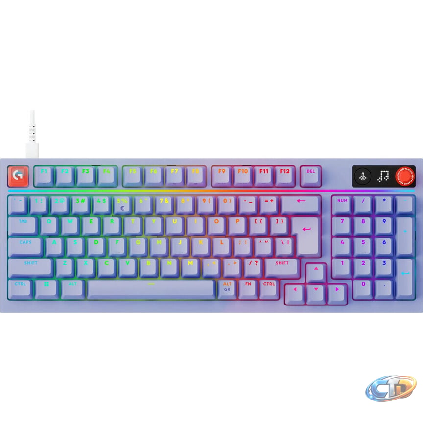 Logitech G316 X 98 herní mechanická klávesnice (US) fialová - iWant.cz
