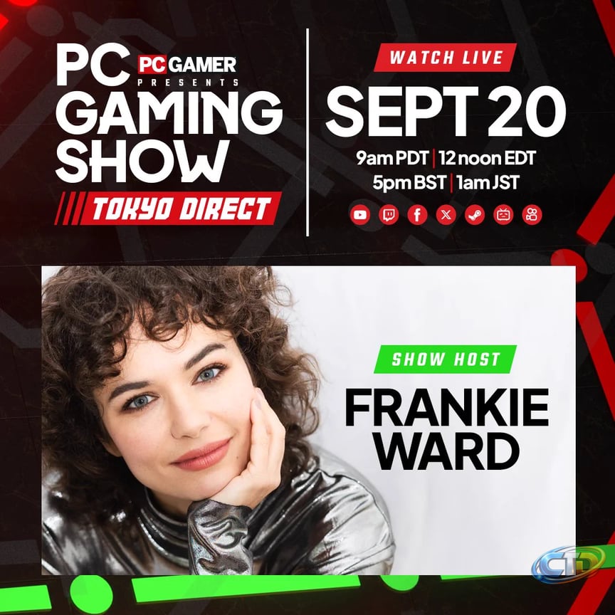 FutureGamesShow on X: "🚨PC Gamers... set your reminders🚨 The PC Gaming  Show Tokyo Direct is coming, Sept 20! 🇯🇵🎮 Join @FrankieWard for world  premieres, new trailers, exclusive dev interviews and all the