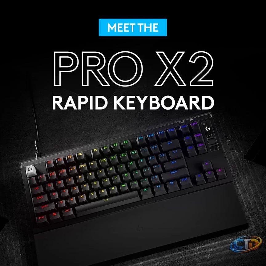 Logitech G on X: "Designed with pros. Engineered for excellence under  pressure. Introducing the PRO X2 RAPID keyboard. What are you playing  first?" / X