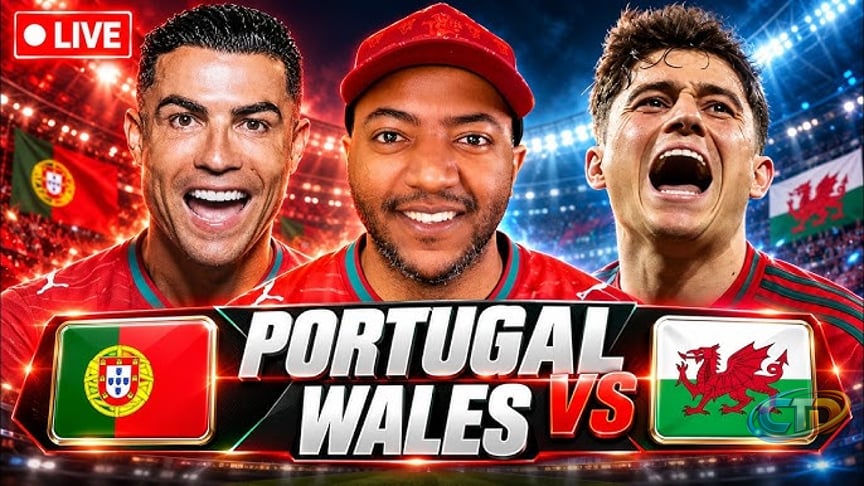 🔴 PORTUGAL vs WALES LIVE WATCH ALONG | NATIONS LEAGUE — RONALDO IS BACK!  🇵🇹