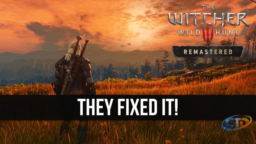 The Witcher 3 Just Got a 6GB New Update