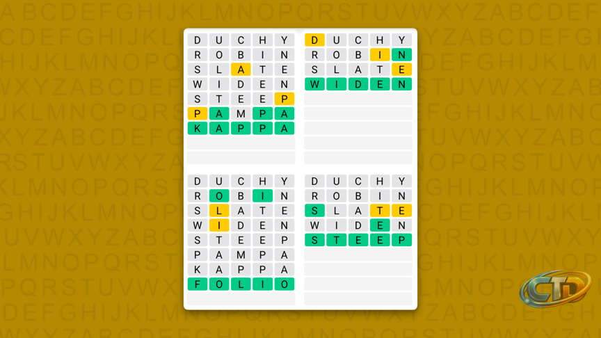 Quordle hints and answers for Sunday, August 9 (game #1658) | TechRadar
