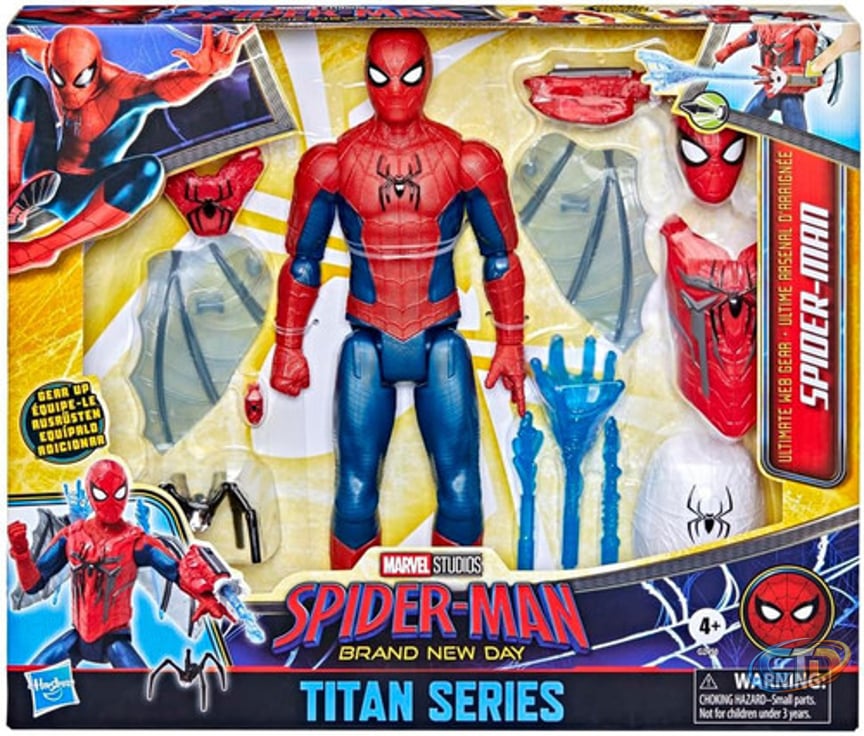 Marvel Spider-Man Brand New Day Titan Series Ultimate Web Gear Spider-Man  Exclusive 11.7 Action Figure Hasbro - ToyWiz