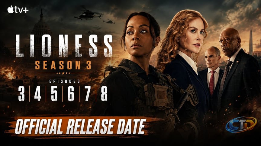 Lioness Season 3 Episode 3 4 5 6 7 8 Release date |Lioness Season 3 Episode  3 4 5 6 7 8 Release Time
