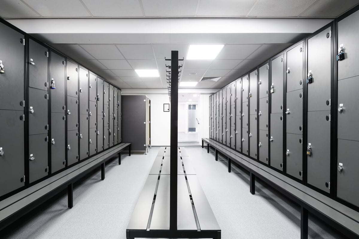PureGym Northampton Central changing rooms