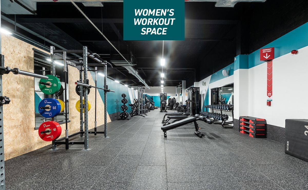Typical Representation WWS Women's Workout Space Demographic Free Weights