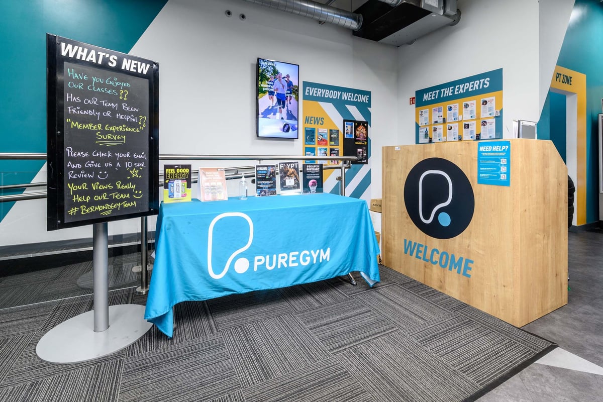 PureGym London Bermondsey hub area