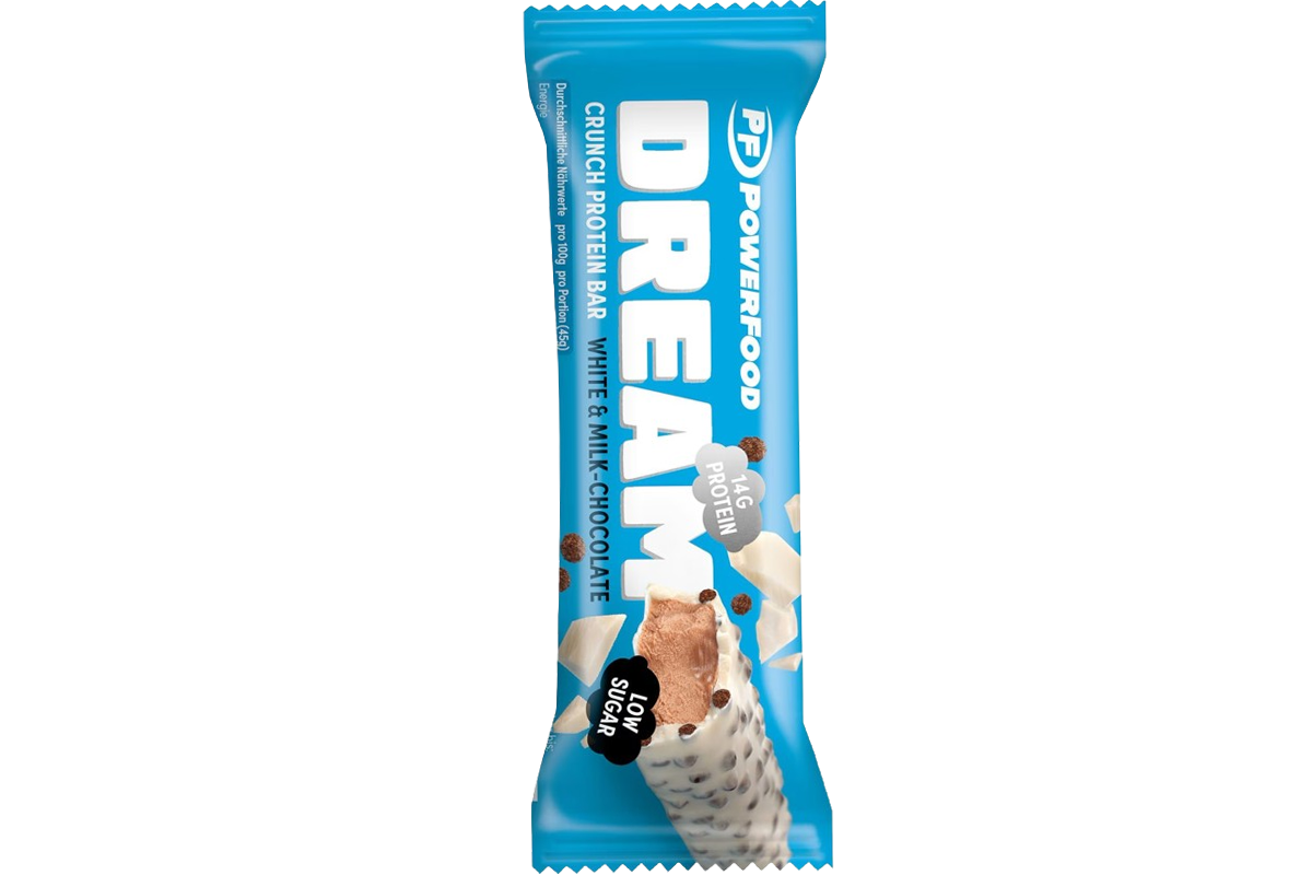 Barre chocolat blanc croustillante