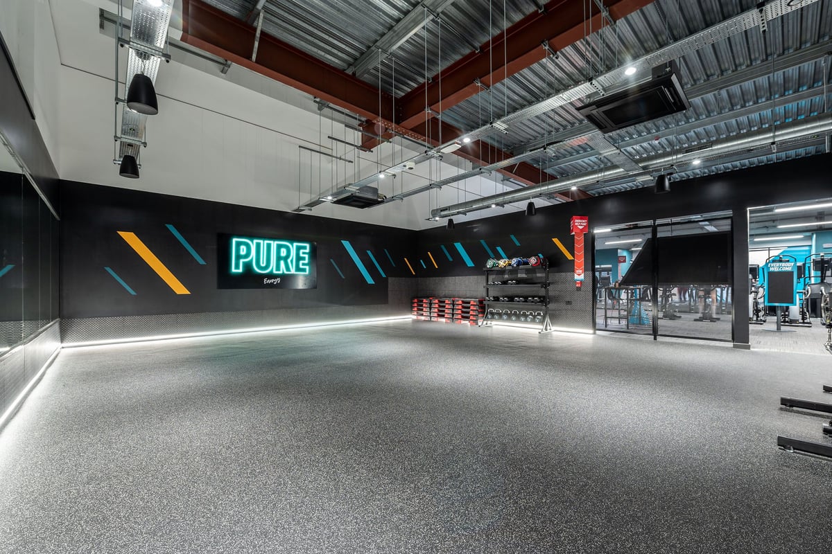 PureGym Craigavon: group exercise studio