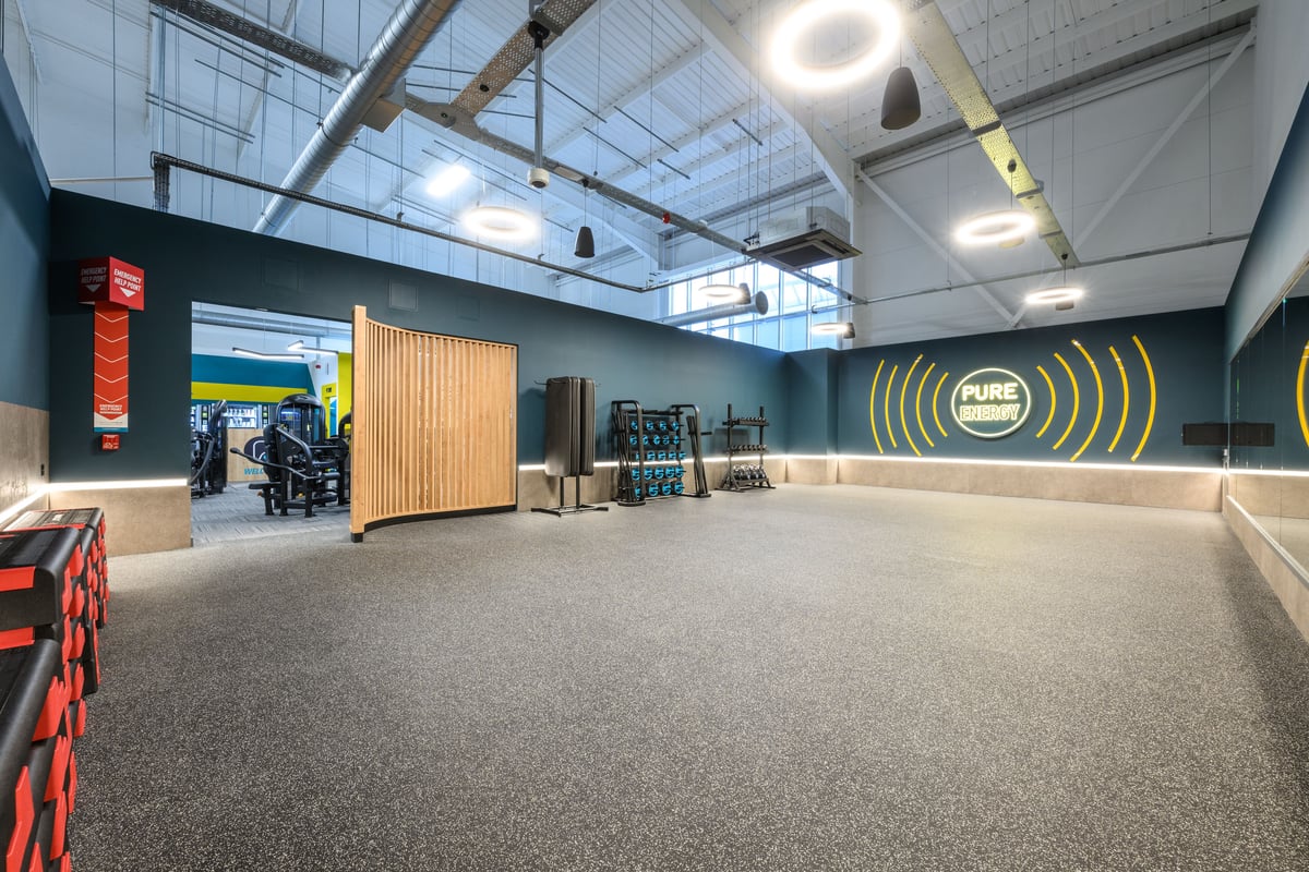 PureGym Cumbernauld group exercise studio