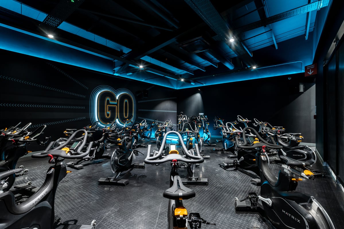 PureGym Edinburgh Craighleith cycle studio
