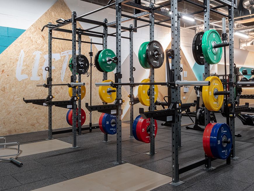Feel PureGym Good: functional training rig in a gym