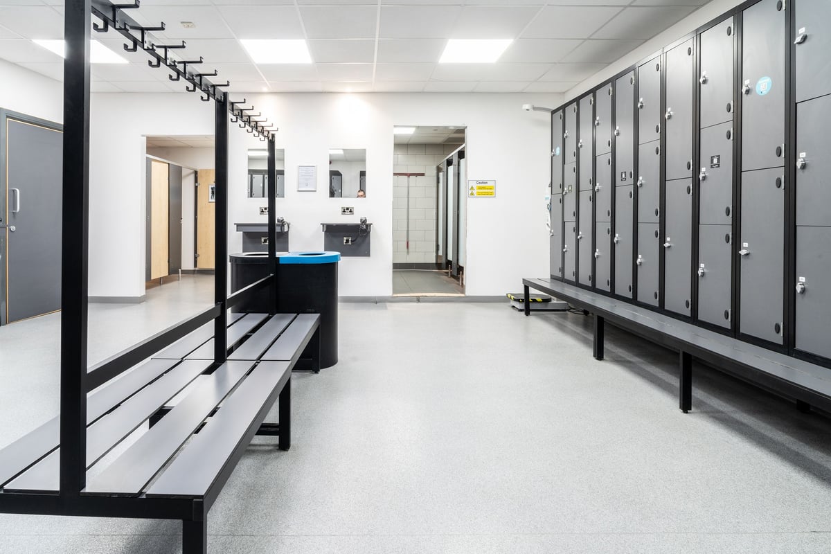 PureGym Derry Londonderry changing room