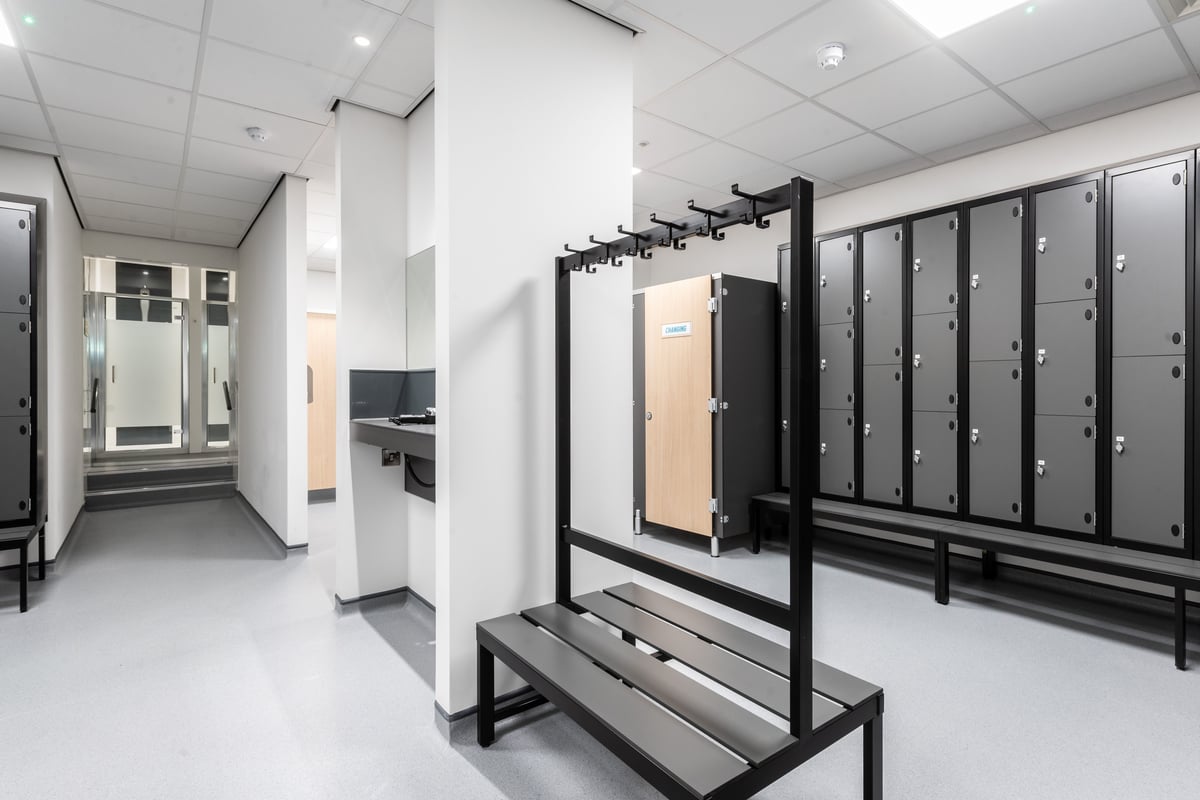 PureGym Edinburgh Craigleith changing rooms
