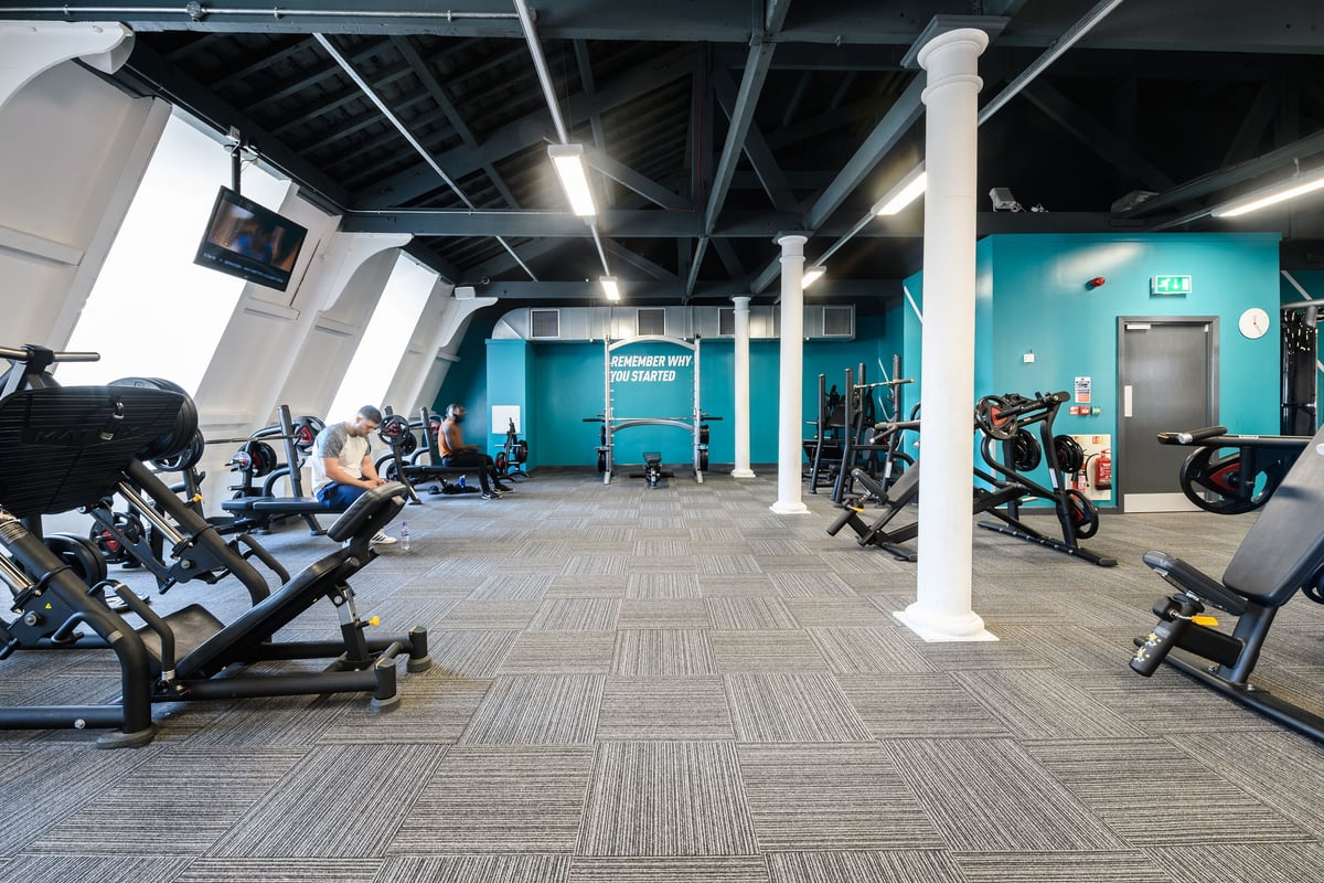 PureGym Gateshead free weights area