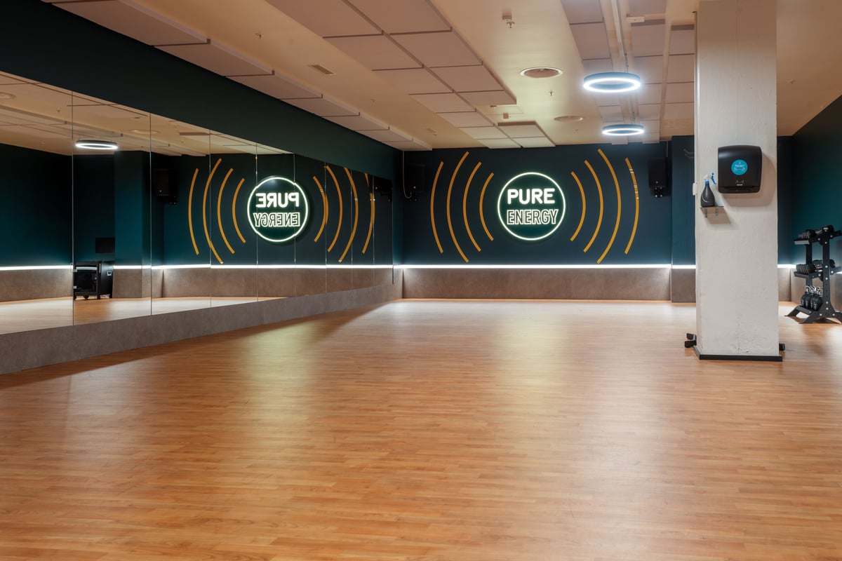 Basel Markthalle Spacious group fitness studio
