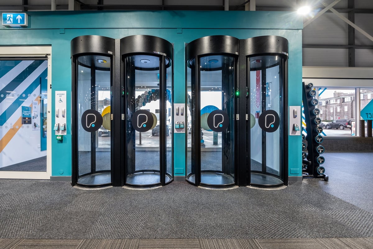 PureGym Aberdeen Kittybrewster: entry pods