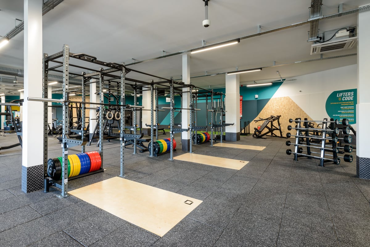 PureGym Coventry Arena lifting rigs
