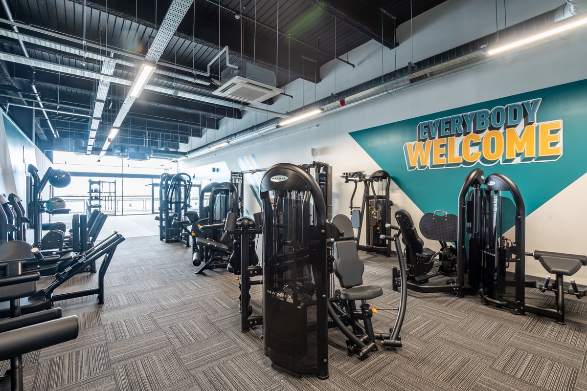 PureGym Edinburgh Ocean Terminal fixed pin machines