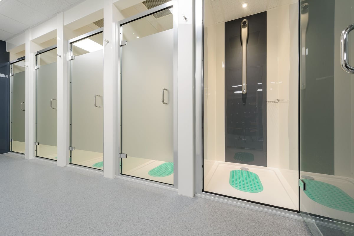 PureGym Colindale Shower Cubicles