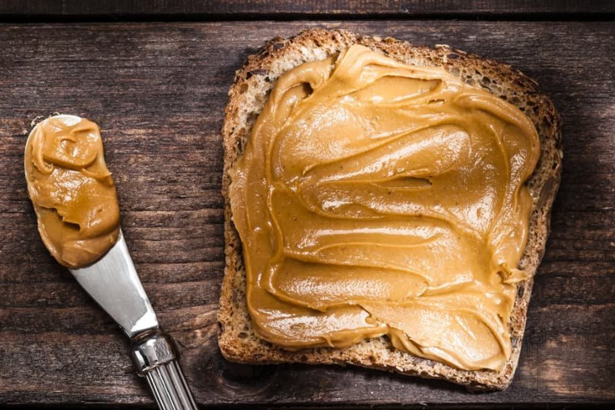peanut butter on toast