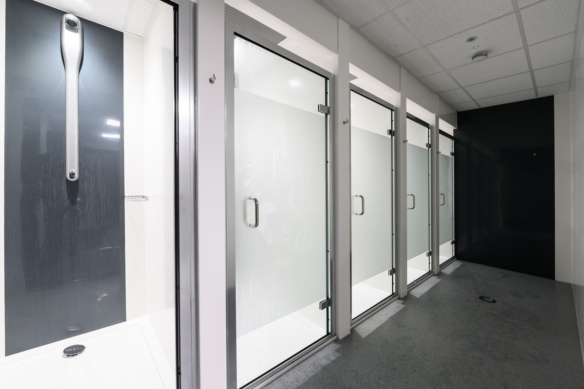 PureGym Exeter Bishops Court showers