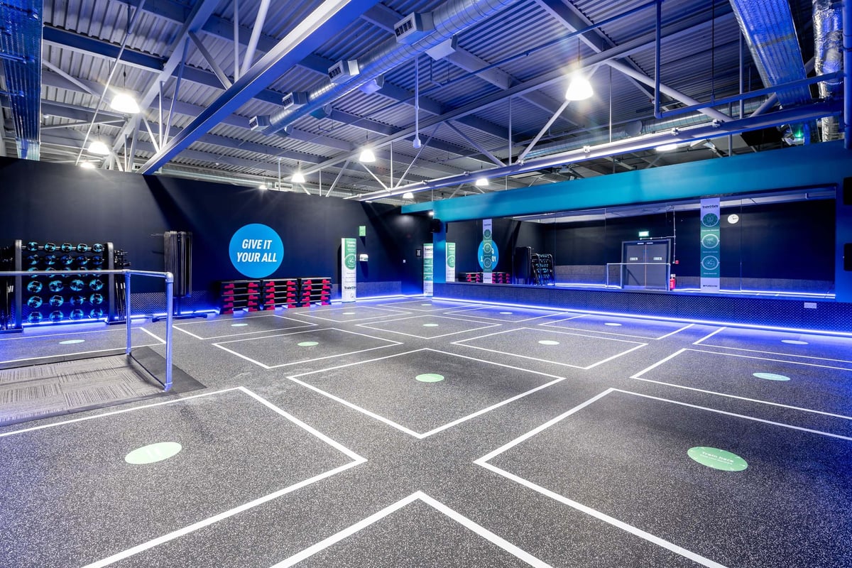 PureGym Reading Calcot group exercise studio