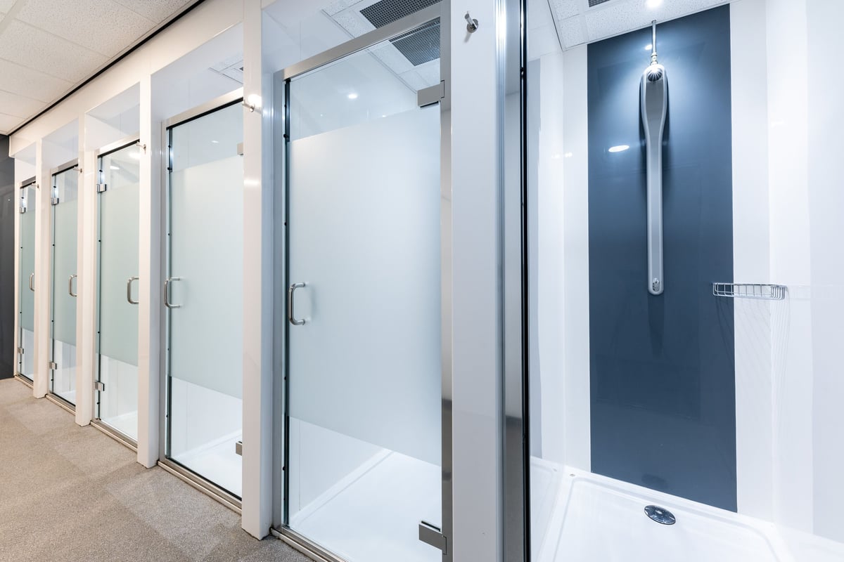 PureGym Gloucester Retail Park showers