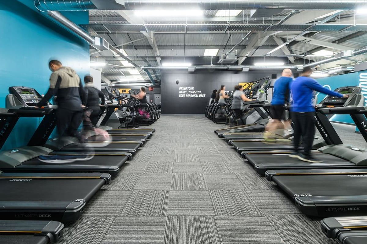 PureGym Bletchley treadmills