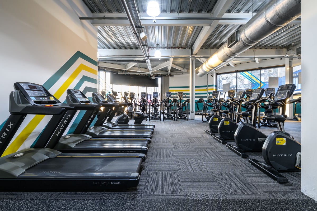PureGym Aberdeen Shiprow cardio area