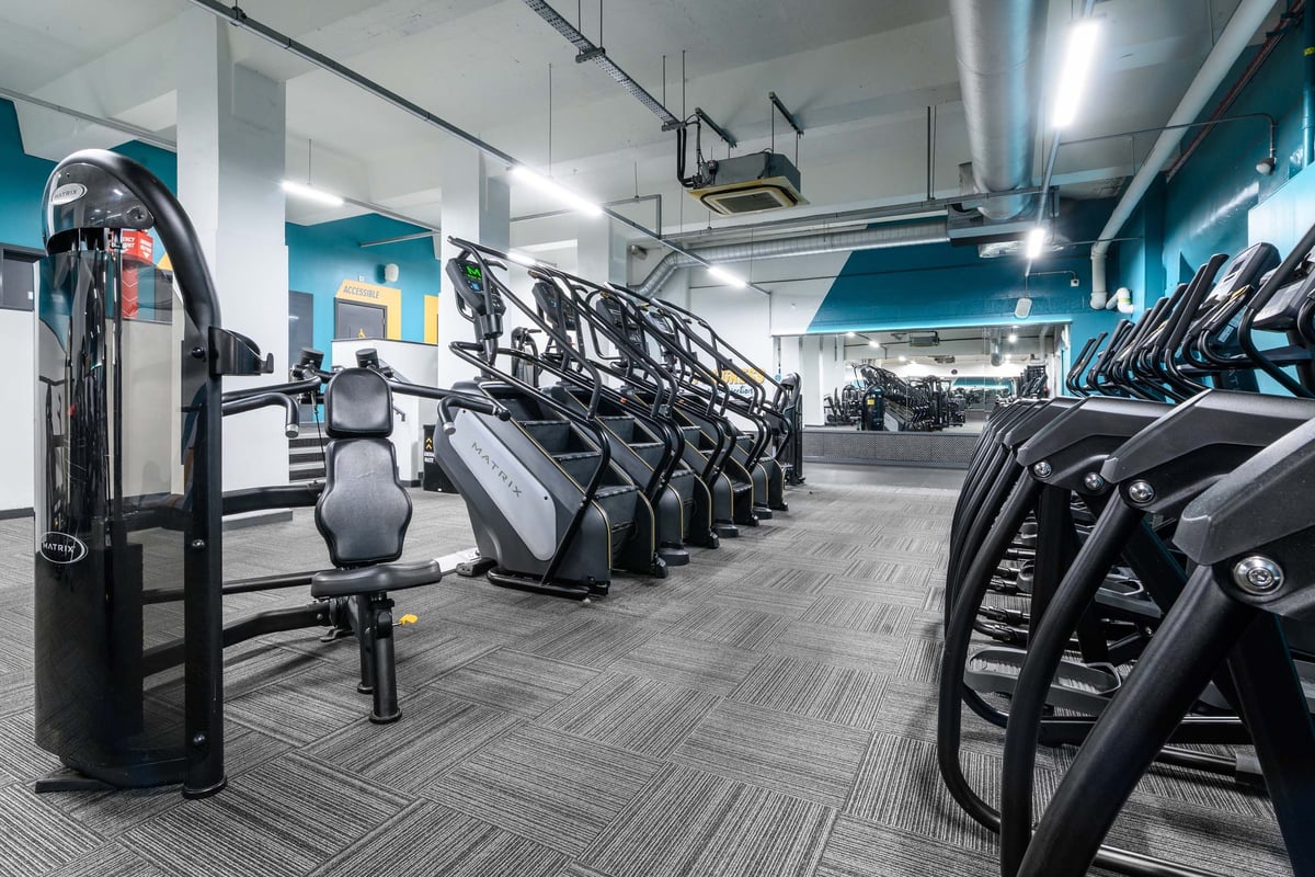 PureGym London Bermondsey cardio area