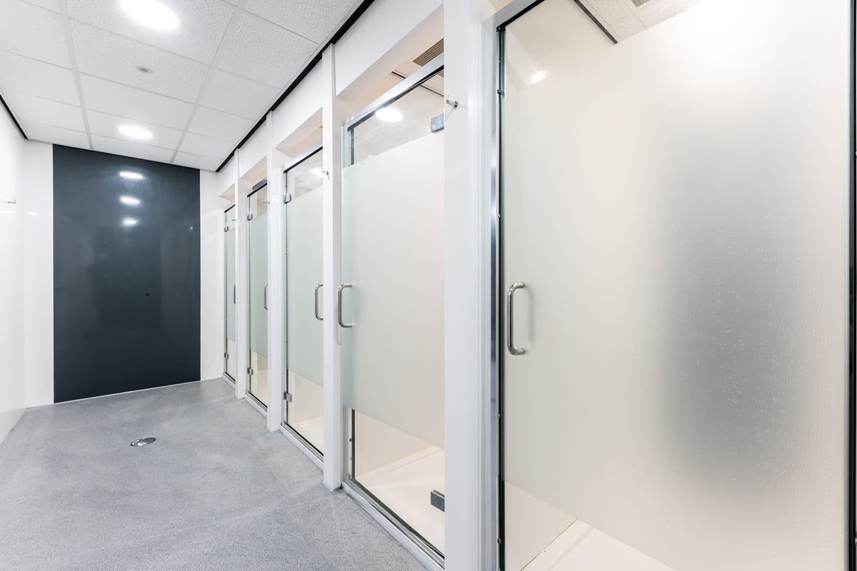PureGym Lincoln St Marks Centre: shower cubicles