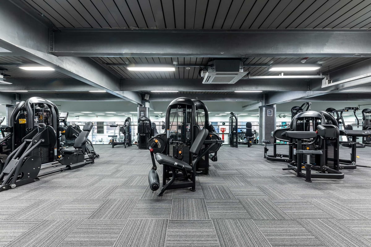 PureGym Canary Wharf fixed pin machines
