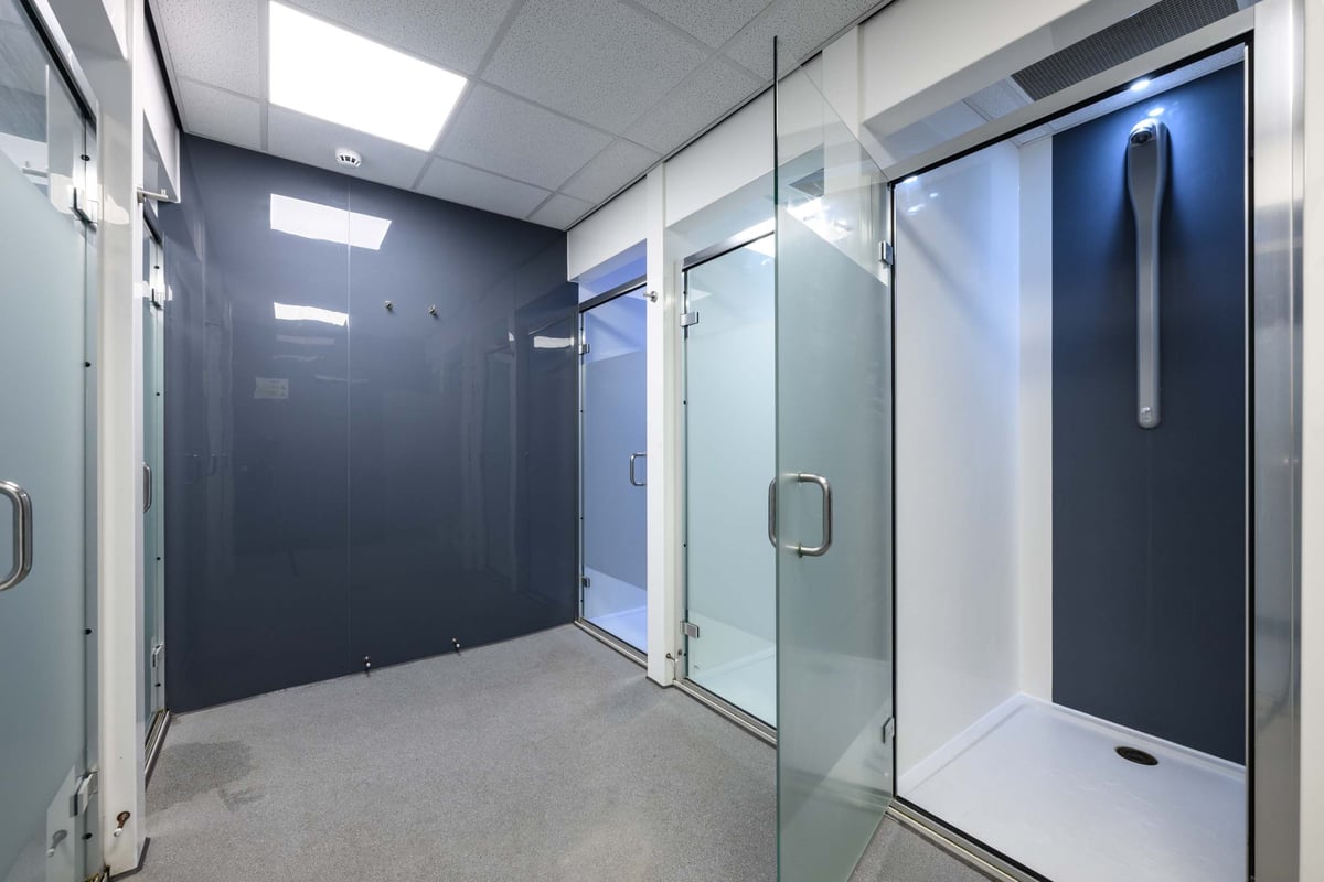 PureGym London Bromley Shower Cubicles