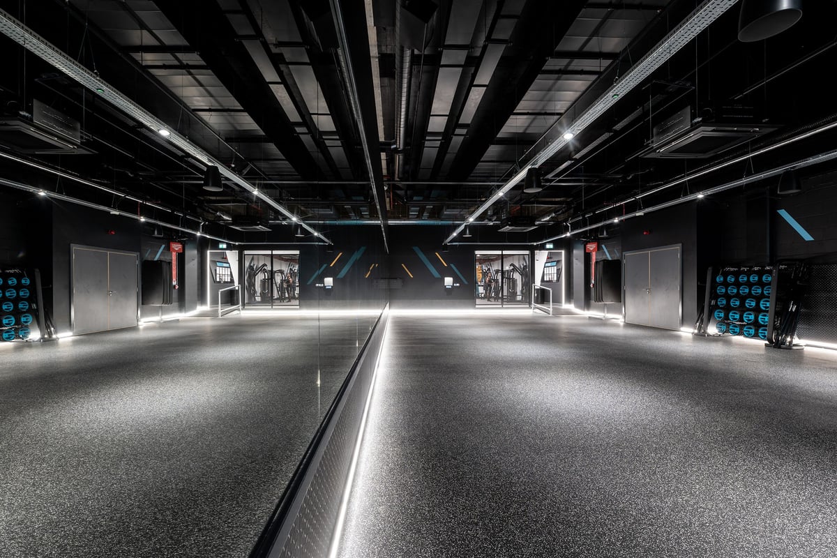 PureGym London Woolwich: group exercise studio