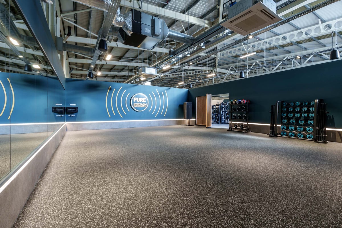 PureGym Bury Woodfields group exercise area