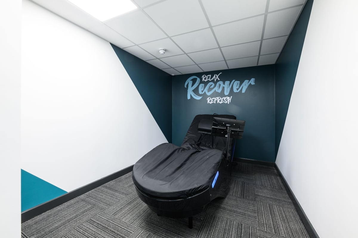 PureGym London Southgate hydro massage bed