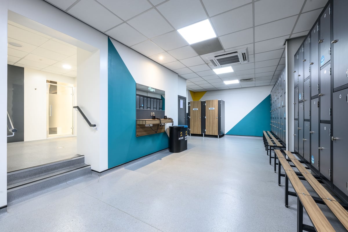 Sheffield City Centre South Changing Room