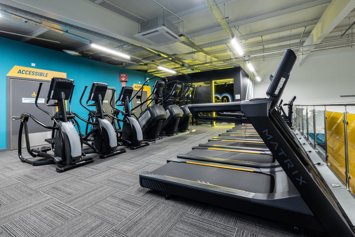 PureGym Hull Clough Road cardio area