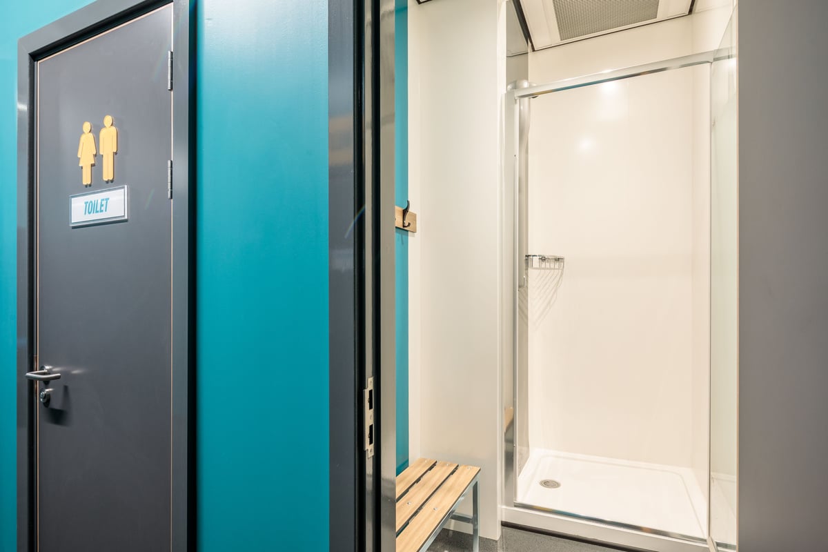 PureGym Frome shower cubicles