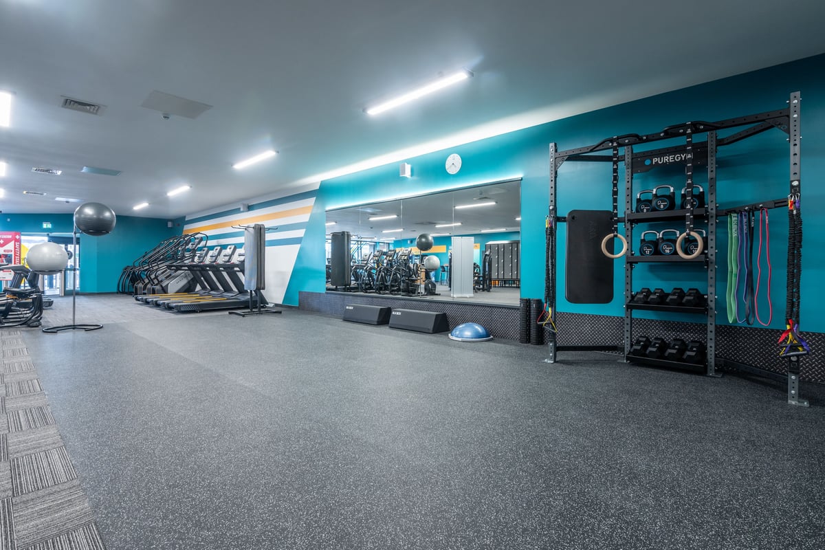 PureGym Airdrie stretch area